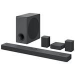 LG S80QR Intelligent Soundbar with 620 W Power and 5.1.3 Channels with Three Vertical Speakers and Back Speakers Included