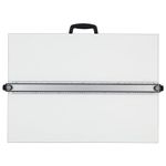 Acurit PXB 20” x 26” Drawing Board for Artists and Designers - Portable Workspace for Drawing, Sketching, Drafting, Painting - Fixed Angled Laminated Surface with Ruler and Parallel Motion Bar