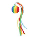 Winwinfly Colorful Long Ribbon Ball Car-Styling Vehicle Antenna Topper Decoration Non-Toxic Cost-Effective Convenient