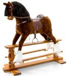 MJmark LUXURIOUS VERY LARGE Rocking Horse SATURN IV from 6 - 13 YEARS