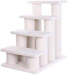 Armarkat Pet Steps, 4-Steps, B4001, Ivory, 17"(W) x25(D) x25(H), Each Platform 7" Deep