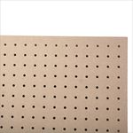 LaserSmith 6mm Wooden Pegboard 1000MM X 500MM, 6mm Hole with 25mm Hole centres perf Board