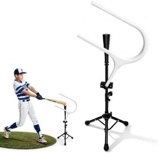 Geesepple 25° Pro Baseball Swing Trainer Instant Feedback Swing Path Trainer Features a Stand