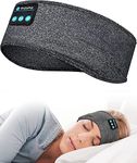 POSNIUD Sleep On Ear Headphones Bluetooth Sleeping Headband - POSNIUD Sleeping Headphones Cozy Headphones, Ultra-Soft Long Time Play Headphone Band for Side Sleepers, Sleeping Gifts for Women Men