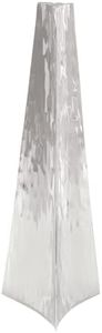 Deco 79 Industrial Stainless Steel Vase, CONVENIENTLY SIZED, Silver