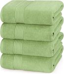 Utopia Towels 700 GSM Premium Bath Towels - 4 Pack Towel Set - (27x54 Bath Towels) - 100% Ring-Spun Cotton Towels for Home, Hotel and Spa (Sage Green)