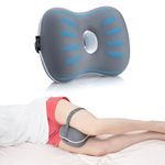 Enighs Knee Leg Pillow Shaping Pillow For Side Sleepers with Cooling Cover Of Slow Rebound Memory Foam To Release Leg Pressure