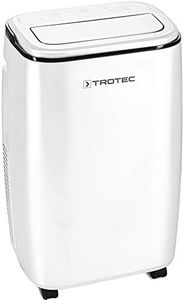 TROTEC PAC 3500 S mobile Klimaanlage 3-in-1 Kühlung Ventilation Entfeuchtung Monoblock-Klimagerät 3,5 kW 12.000 BTU/h 1,3 l/h Entfeuchtungsleistung für Raumgrößen bis 46 m²/155 m³ 3 Ventilationsstufen