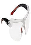 Bolle Safety IRI-S Safety Glasses with 2.50 Diopter, Black & Red Frame, Clear Lenses