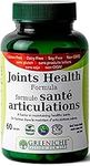 Greeniche Joints Health Formula - Arthritis Pain Relief & Joint Supplement with Glucosamine Hydrochloride, Hyaluronic Acid & Devils Claw , A Unique Formulation for Arthritis and Joints Health - Knee & Lower Back Support - Free From Gluten, Dairy, Soy ,...