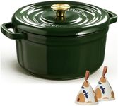 Overmont 26cm Enameled Cast Iron Du