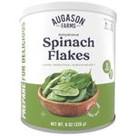 Augason Farms Dehydrated Spinach Flakes Can, Emergency Food Supply, Everyday Meals, 45 Servings