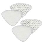 Flintar Replacement Steam Mop Pads, Compatible with Bissell PowerEdge and PowerForce Lift-Off Steam Mop 2078, 2165, 20781 Series Mop Pads Refill, 4-Pack (2 Soft + 2 Scrubby)