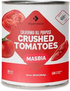 Dependable Foods Crushed Tomatoes – 6.625 Lbs., 106 oz.- California All Purpose Crushed Tomatoes in Bulk Can – Gluten-Free, Allergen-Free, Kosher