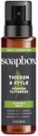 Soapbox Men's Thicken & Style Foaming Texturizer, Men's Hair Styling Foam, Hair Care for Men, 5oz
