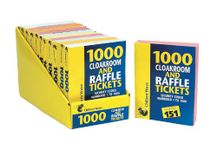 Chiltern Wove 5 x Cloakroom and Raffle Tickets 1-1000