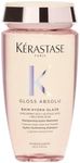 Kérastase Gloss Absolu Shampoo for All Hair Types, with Glycolic Acid, Hyaluronic Acid & Wild Rose 250ml