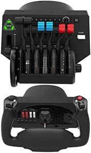 Honeycomb Alpha Flight Controls Yoke with Honeycomb Aeronautical Bravo Throttle Quadrant Bundle (2 Items) (2 Items)