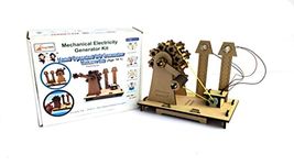 StepsToDo DIY Mechanical DC Generator Making Kit | Science Project Kit | DC Generator Making Kit | Demonstration Kit for Energy Conversion | Convert Mechanical Energy to Electricity