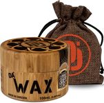 Da Dude Da Wax Strong Hair Wax for Men, High Hold Styling Wax for Men in a Unique Wooden Jar & Gift Bag