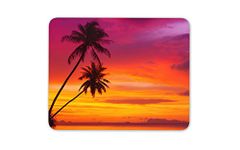 Destination Vinyl ltd Beautiful Sunset Mouse Mat Pad - Pink Palm Tree Beach Fun PC Computer #8269