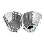 EASTON FUNDAMENTAL Fastpitch Softball Glove, 12", LHT, Infield/Pitcher Pattern, Split Woven Web, FMFP12