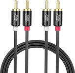 2RCA CableCableCreation 10 ft 2RCA Male to 2RCA Male Stereo Audio Cable Gold-Plated for Home Theater HDTV Gaming Consoles Hi-Fi Systems3m