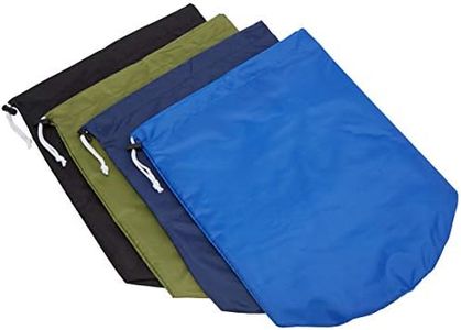 Augbunny Durable Drawstring Water Resistant Dust Flap Stuff Sack Bag 4-Pack