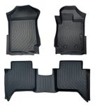 Car Mats Ford Ranger 3rd Gen/Facelift 2012-2019 All weather 3D/5D moulded TPE Rubber