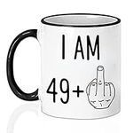 50th Birthday Gifts for Women Funny 50 Years Old Gift Coffee Mug 1972 50th Birthday Mugs for Women Men Anniversary Tea Cup for Him Her Friend Mom Dad Sister Wife Husband Grandma Coworker