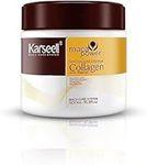 Karseell Collagen Hair Treatment Deep Repair Conditioning Argan Oil Collagen Hair Mask Essence for Dry Damaged Hair All Hair Types 16.90 oz 500ml (A)