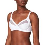 Playtex Bra Woman Perfect Silhouette Underwire Bra x1, White, 36DD