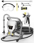 MaXpray M1 Airless Paint Sprayer, Highly Efficient Thinning-Free Minimal Overspray for Up to 10 Gallon DIY Painting Projects Home Interior & House Exterior, Comes with Sprayer Accessories