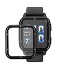 kwmobile Protective Film Compatible with Garmin Venu Sq 2 Music/Sq 2 Screen Protector - 2x Smart Watch Protector Anti-Fingerprint