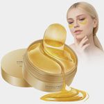 Under Eye Patches, Gold Eye Masks for Puffy Eyes, Under Eye Masks, Dark Circles Under Eye Treatment Women, Improve Under Eye Bags, Fine Lines and Wrinkles, Eye Masks Skincare, 30Pairs