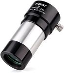 SVBONY 1.25" Barlow Lens 2X Fully Multi Coated Broaden Green Film Lens Optical Glass Two-Element Achromatic Metal for Astronomy Telescope Eyepiece