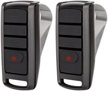 O3T-BX O3T-A 315/390MHZ Dual Frequency Auto-Seek Overhead Door Garage Opener Remote, for Overhead Door CodeDodger/Genie Intellicode, 3 Buttons Remote Replace for Overhead Door Remote (2 Pack)