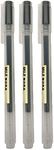 Muji Gel Ballpoint Pen - Black - 0.5mm - Pack of 3