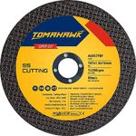 TOMAHAWK® 4-inch Cut Off Wheel – Double Net- for Metal & Stainless Steel- Cutting Pack of 50pcs- Compatible with 4" Angle Grinder -107x1.0x16mm- Green - 6-month warranty (Black, 200)