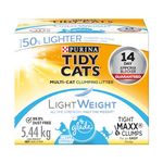 Tidy Cats Glade Clear Springs Cat Litter, LightWeight Multi-Cat - 5.44 kg Box