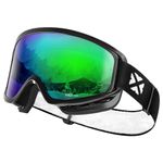 MAXJULI Ski Goggles,Snow Sports OTG Snowboard Goggles for Men Women & Youth 100% Protectin Snowmobile Skiing Skating M7