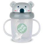 TUM TUM Tippy Up Free Flow Sippy Cup (No Valve), Sippy Cup for Toddlers, 200ml, BPA Free (Kev Koala S3)