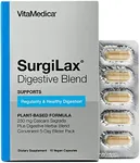 VitaMedica SurgiLax Digestive Blend - All-Natural 5 Day Colon Cleanse - Detox with Cascara Sagrada, Ginger & Milk Thistle for Constipation Relief, Gas & Bloating - 10 Vegan Capsules