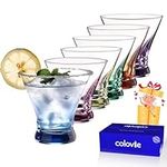 ColoVie Martini Glasses Set of 6 - 