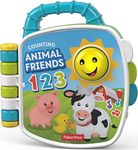 Fisher-Price Plastic Laugh & Learn Counting Animal Friends Book, Multicolor