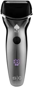 StyleCraft Ace Mens Electric Cordless Wet/Dry Shaver with Precision Foil Shaver, Triple Shave System with LCD Display, Smart Contour
