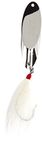 Acme Kastmaster Lure with Buck Tail Hook, Chrome, 2-Ounce