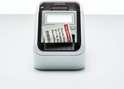 Brother QL820NWBc High Speed Desktop Label Printer | Wireless/USB 2.0| Address Labelling | Wide Format 4 Inch Labels | UK Plug