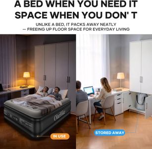 OlarHike Double Air Mattress – Black Inflatable Bed