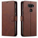 LG K31 Rebel Phone Case, LG Aristo 5 Case, LG Phoenix 5 Phone Case, Fortune 3 Case, with [Tempered Glass Protector Included] STARSHOP- Leather Wallet Cover Pocket Credit Card Slots Kickstand - Brown